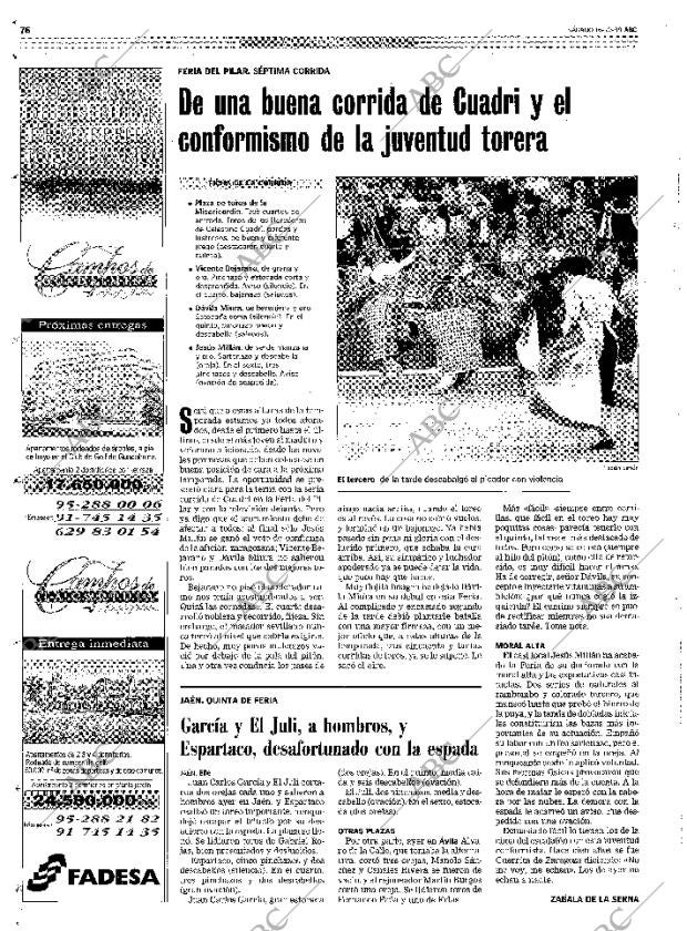 ABC MADRID 16-10-1999 página 76