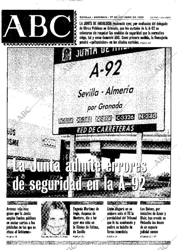 ABC SEVILLA 17-10-1999 página 1
