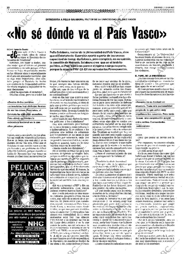 ABC SEVILLA 17-10-1999 página 22