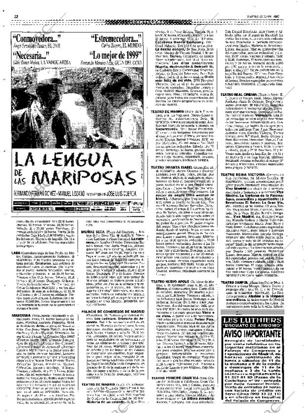 ABC MADRID 22-10-1999 página 122