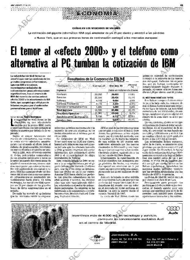 ABC MADRID 22-10-1999 página 61