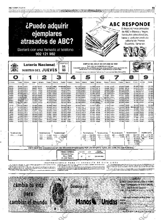 ABC MADRID 22-10-1999 página 85