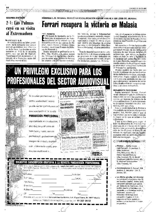ABC MADRID 24-10-1999 página 64