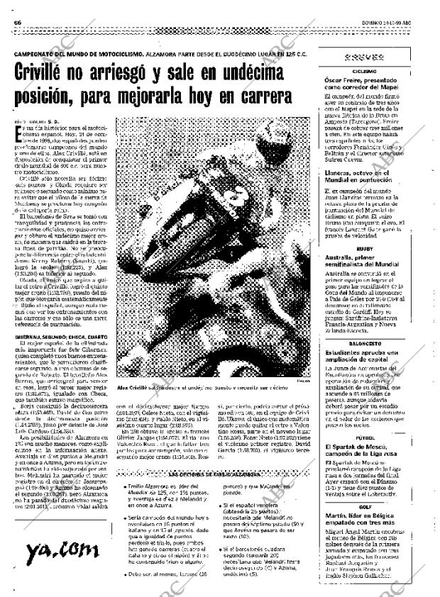 ABC MADRID 24-10-1999 página 66