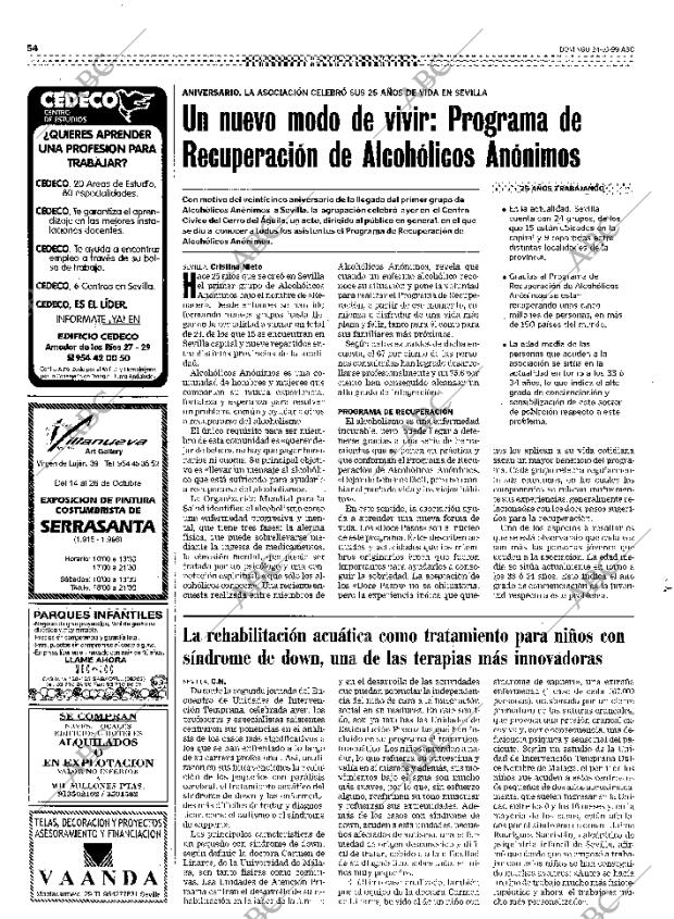 ABC SEVILLA 24-10-1999 página 54