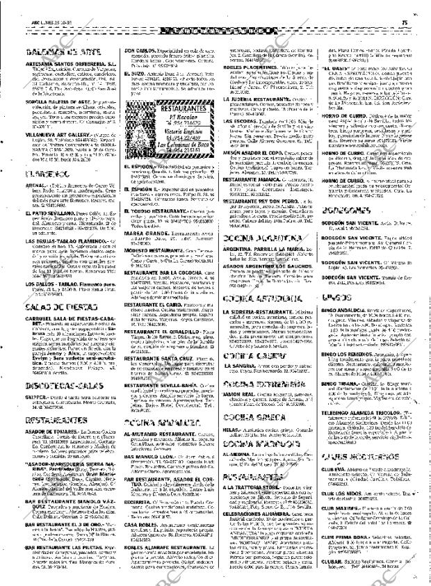ABC SEVILLA 25-10-1999 página 75