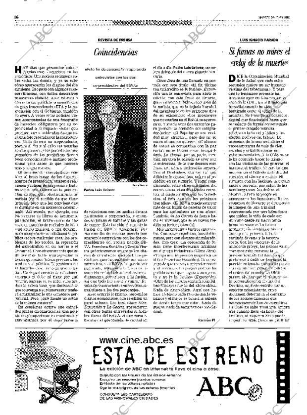 ABC MADRID 26-10-1999 página 16