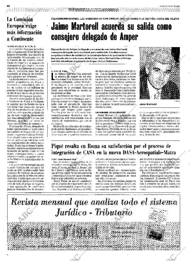 ABC MADRID 26-10-1999 página 62