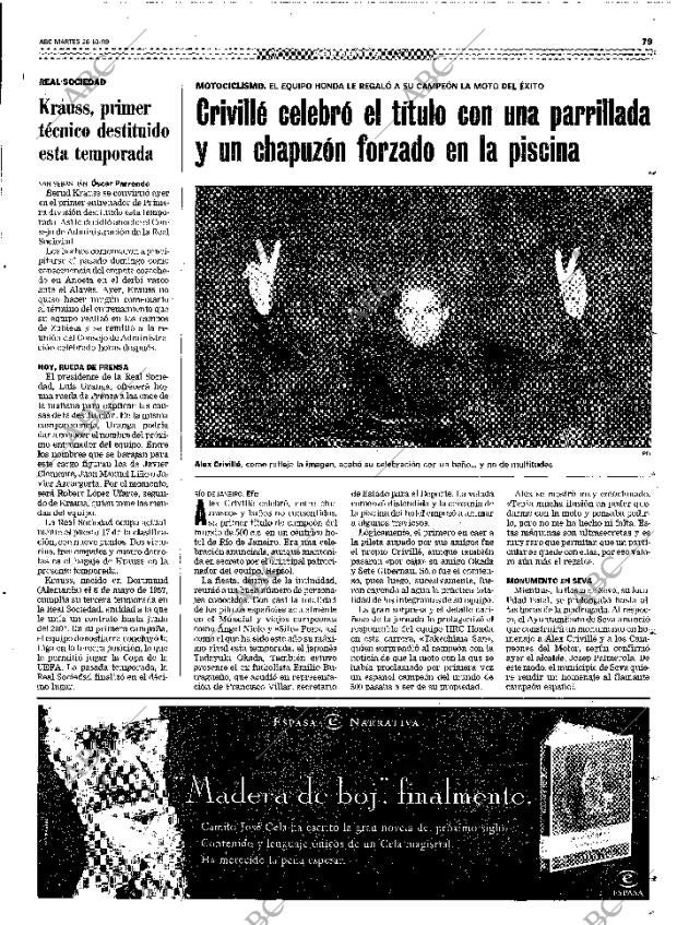 ABC MADRID 26-10-1999 página 79