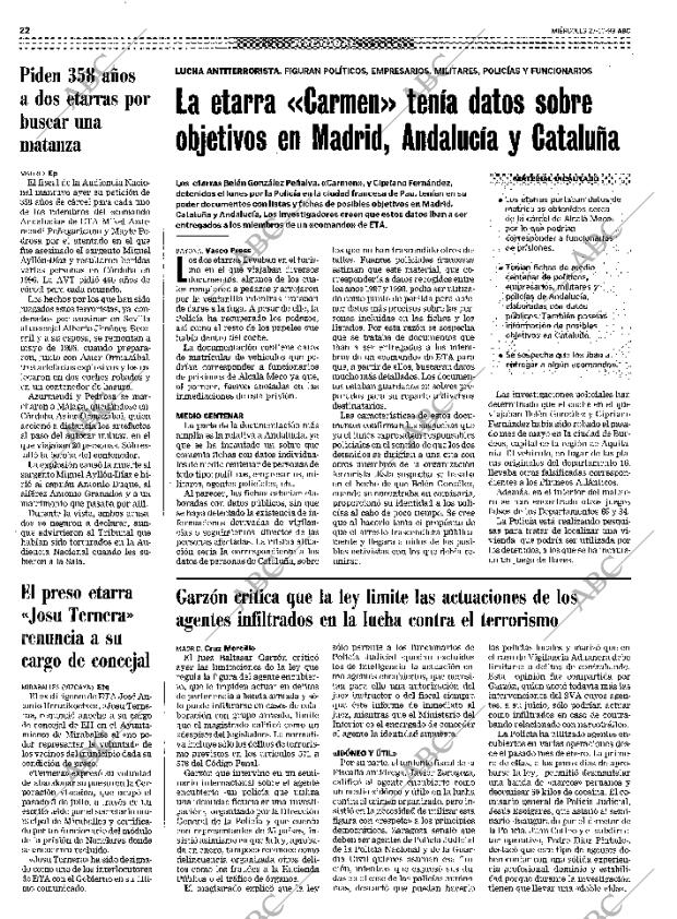 ABC MADRID 27-10-1999 página 22