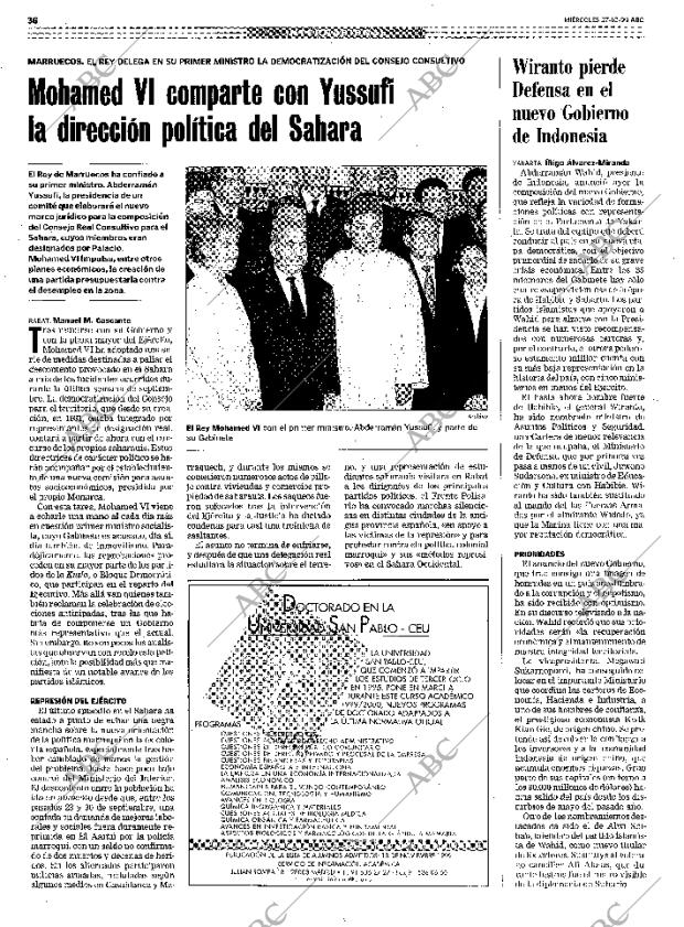 ABC MADRID 27-10-1999 página 36