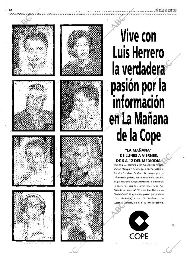 ABC MADRID 27-10-1999 página 54