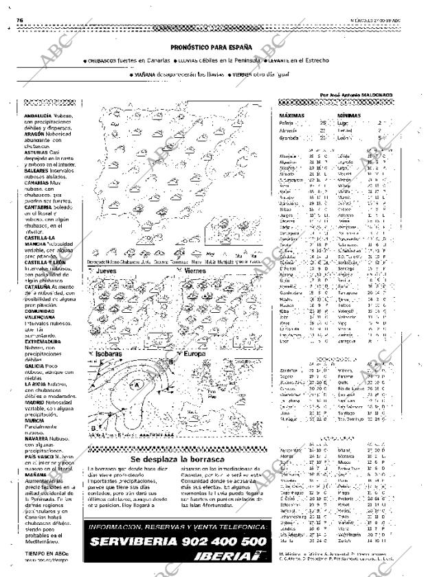 ABC MADRID 27-10-1999 página 76