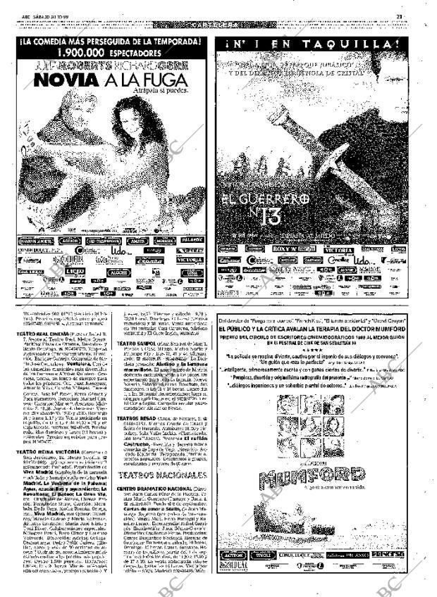 ABC MADRID 30-10-1999 página 109