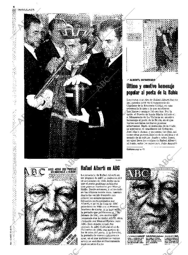 ABC MADRID 30-10-1999 página 6