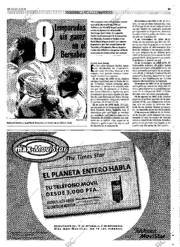 ABC MADRID 30-10-1999 página 65