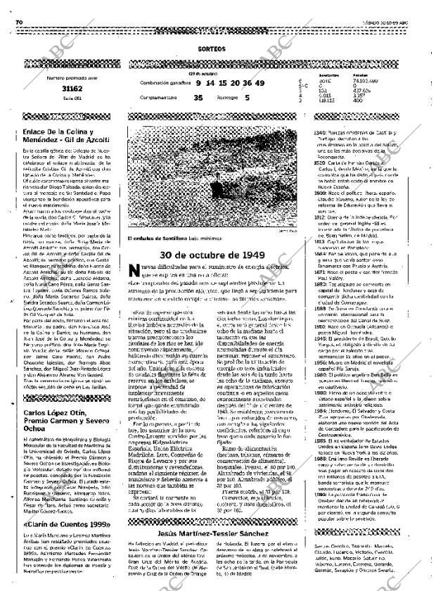 ABC MADRID 30-10-1999 página 70