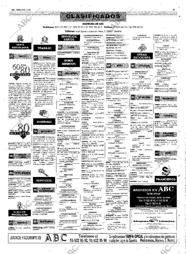 ABC MADRID 30-10-1999 página 77