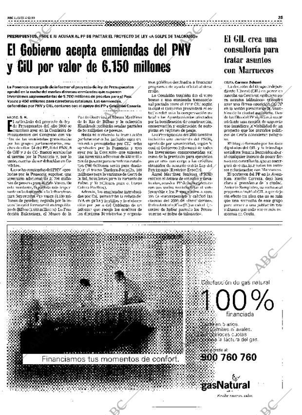 ABC MADRID 04-11-1999 página 25
