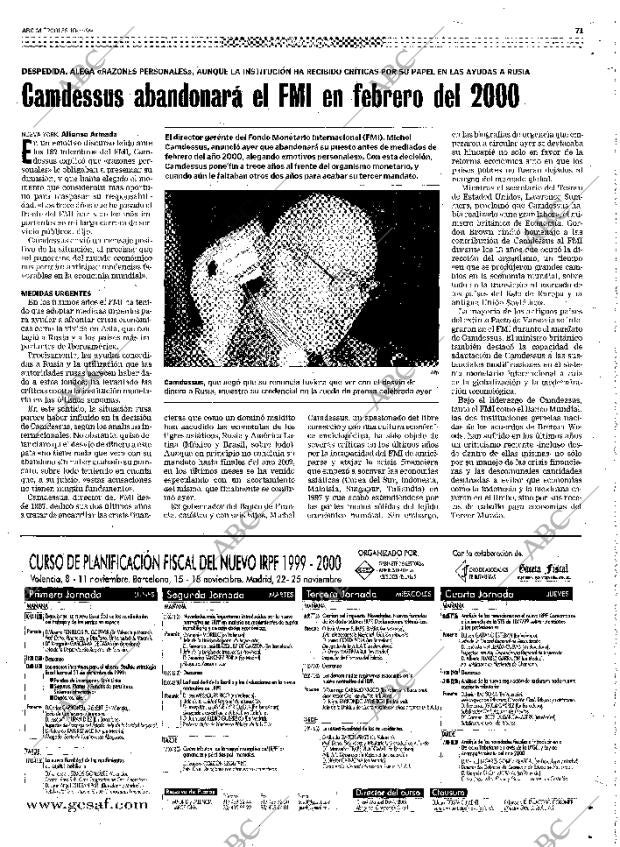 ABC MADRID 10-11-1999 página 71