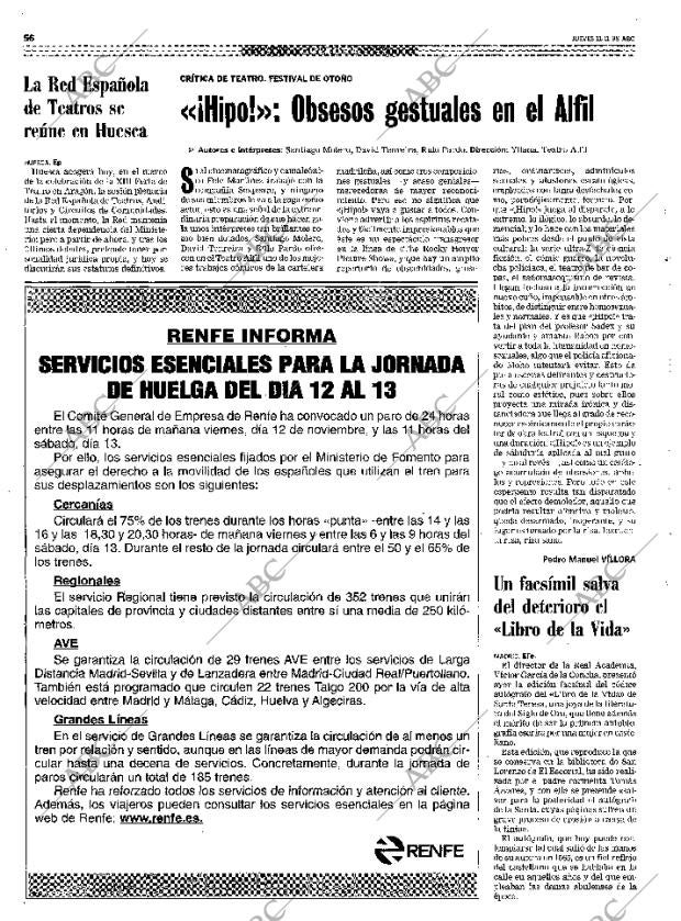 ABC MADRID 11-11-1999 página 56