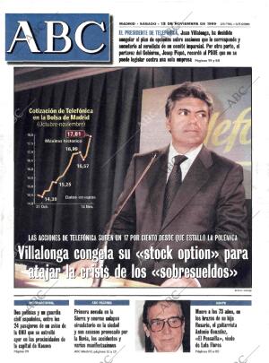 ABC MADRID 13-11-1999 página 1