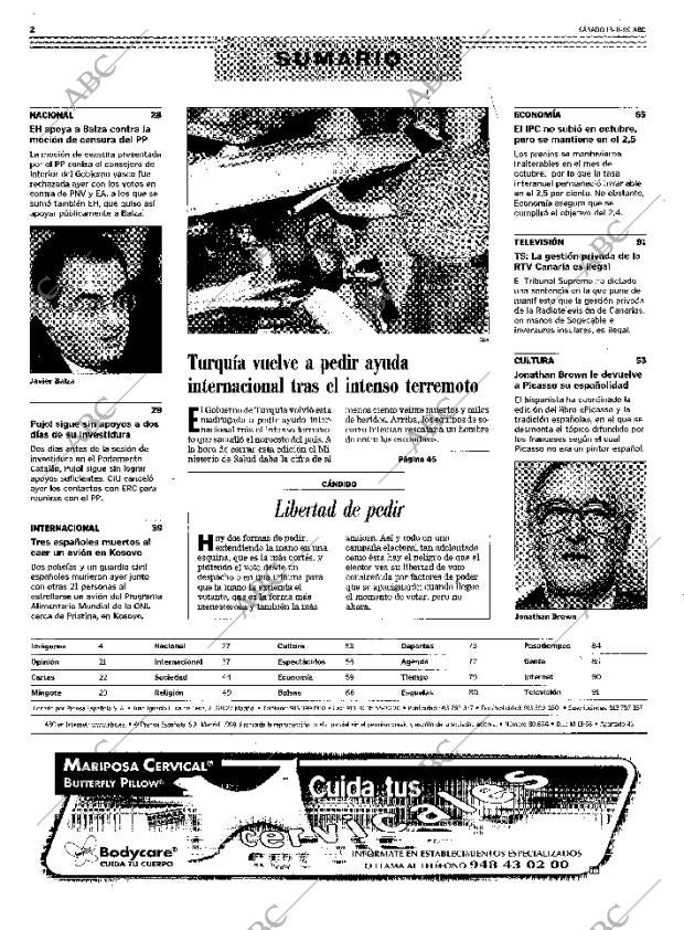 ABC MADRID 13-11-1999 página 2