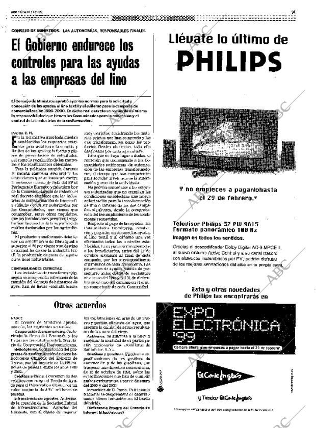 ABC MADRID 13-11-1999 página 31