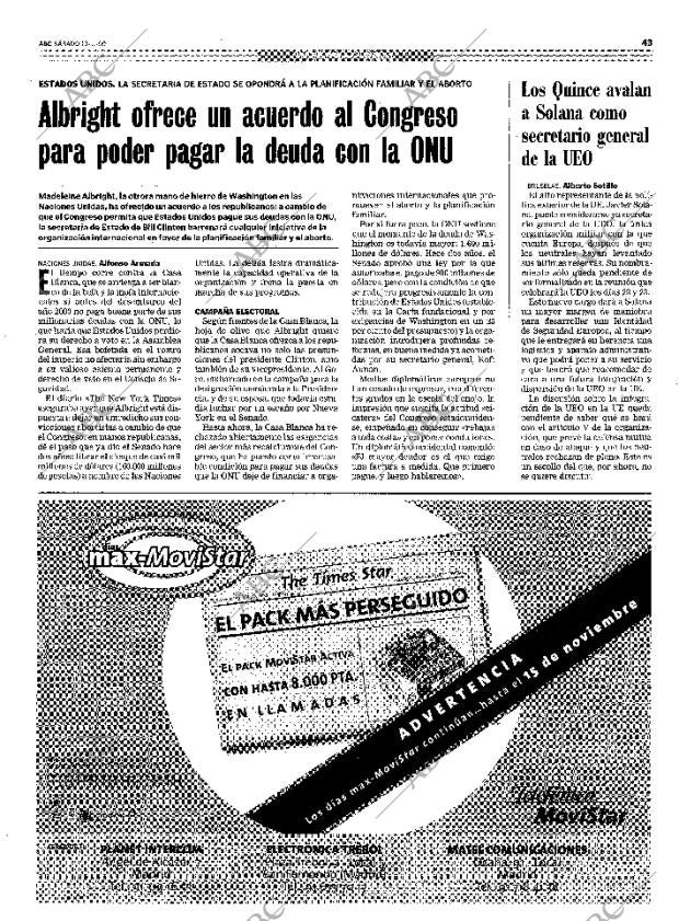 ABC MADRID 13-11-1999 página 43