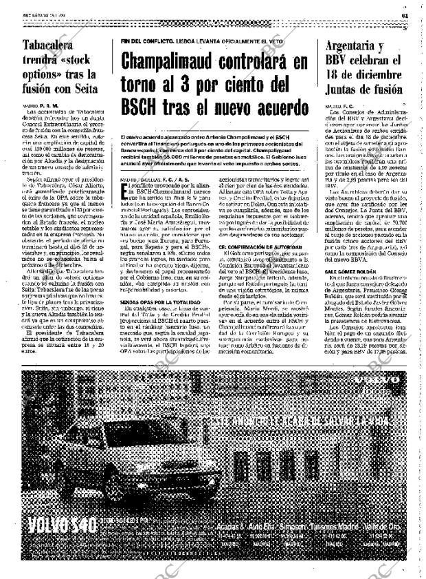 ABC MADRID 13-11-1999 página 61
