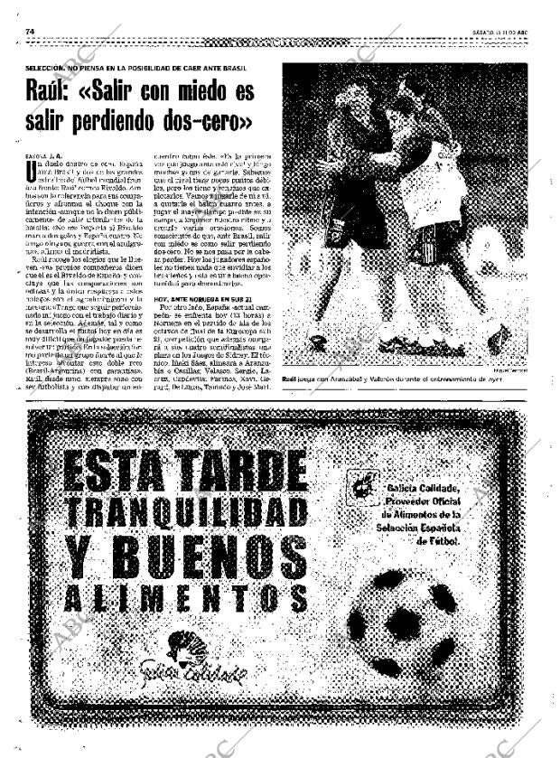 ABC MADRID 13-11-1999 página 74