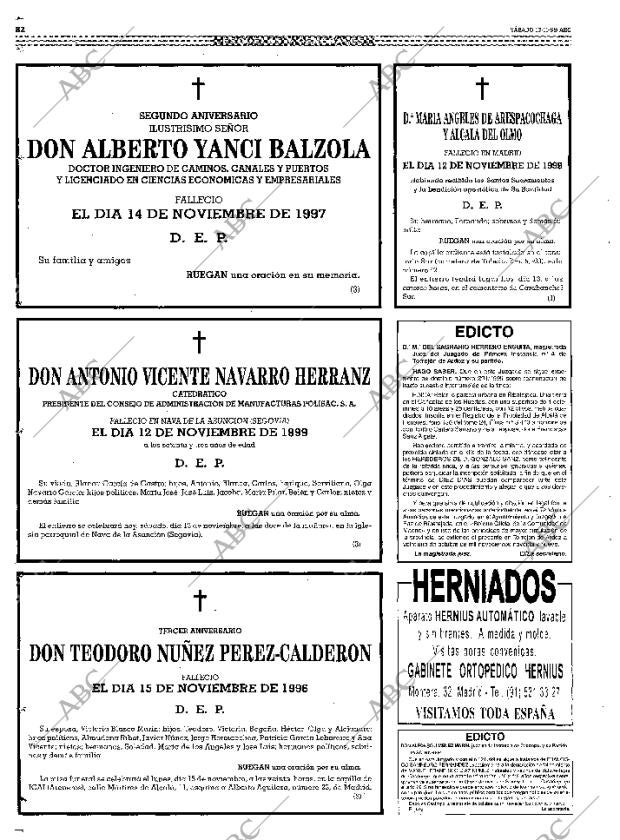 ABC MADRID 13-11-1999 página 82