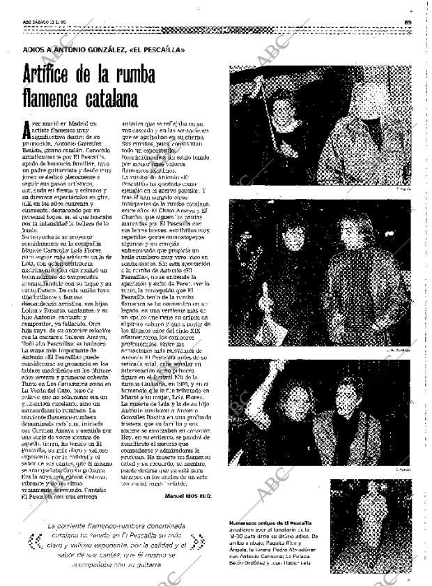 ABC MADRID 13-11-1999 página 89