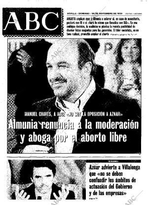 ABC SEVILLA 14-11-1999 página 1