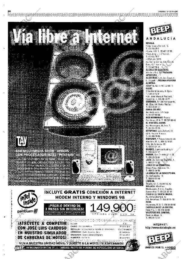 ABC SEVILLA 14-11-1999 página 136