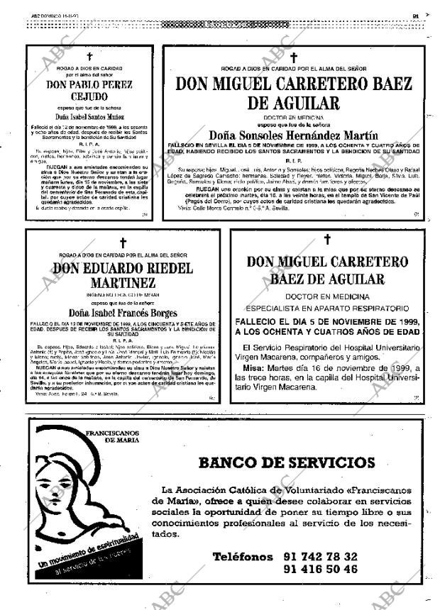 ABC SEVILLA 14-11-1999 página 91