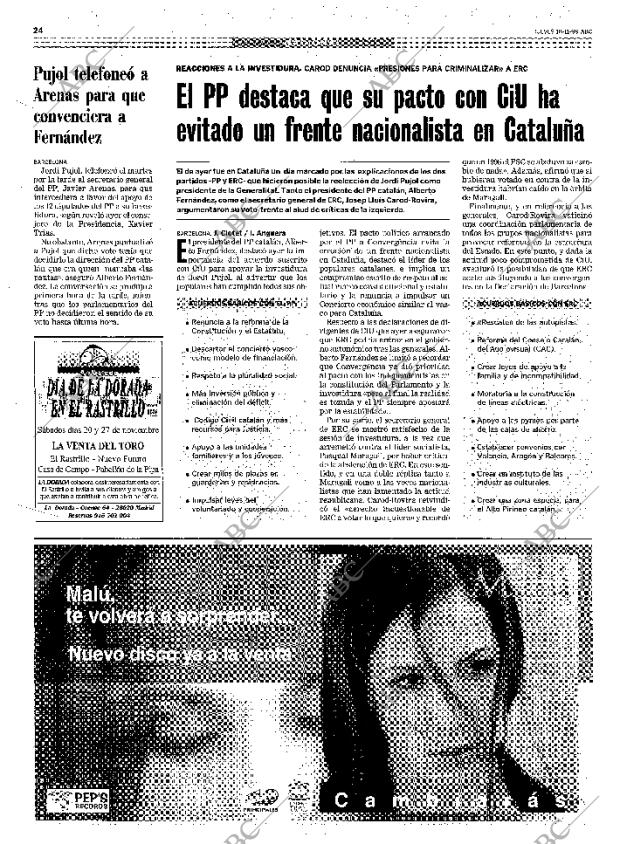 ABC MADRID 18-11-1999 página 24