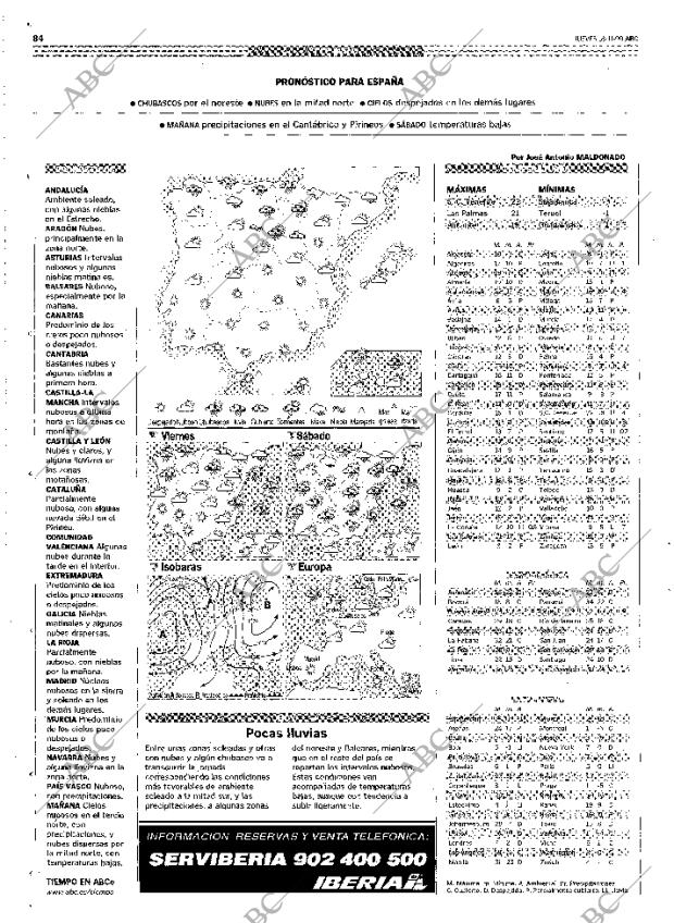 ABC MADRID 18-11-1999 página 84