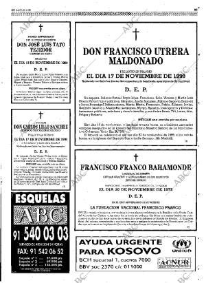 ABC MADRID 18-11-1999 página 85