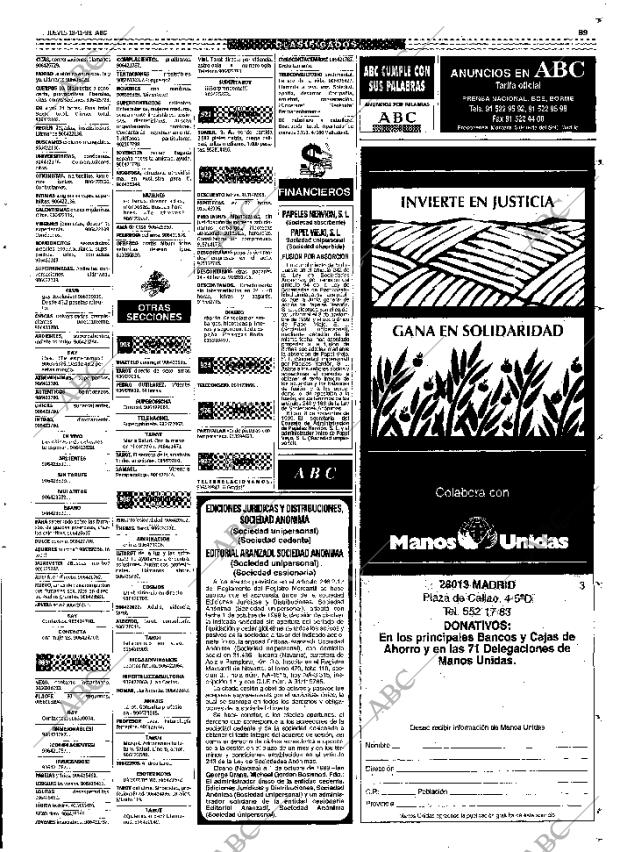 ABC MADRID 18-11-1999 página 89