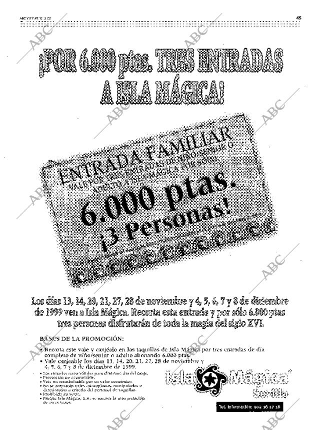 ABC SEVILLA 19-11-1999 página 45