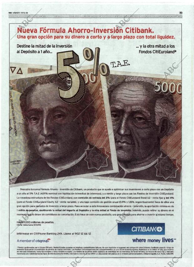 ABC MADRID 20-11-1999 página 33