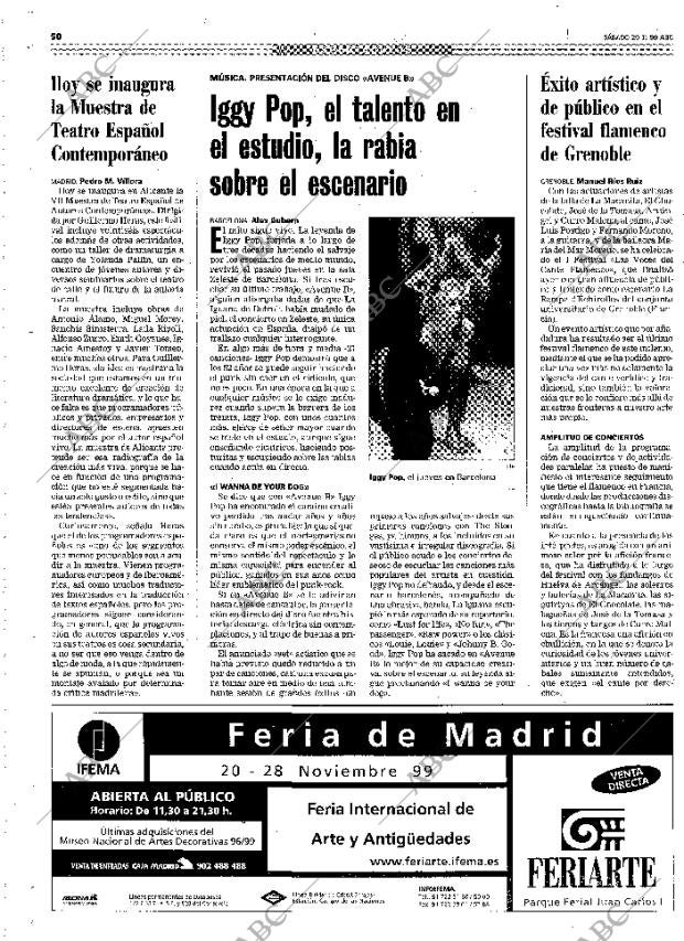 ABC MADRID 20-11-1999 página 50