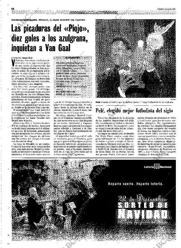 ABC MADRID 20-11-1999 página 66