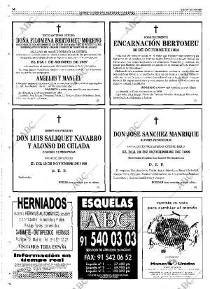 ABC MADRID 20-11-1999 página 74