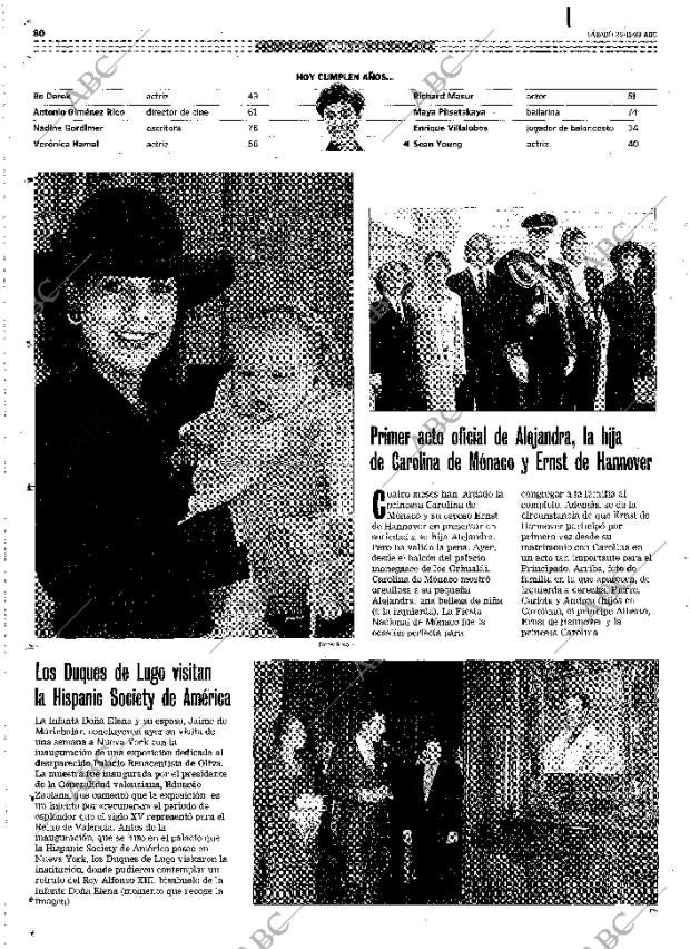 ABC MADRID 20-11-1999 página 80