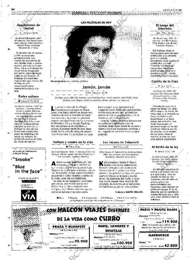 ABC MADRID 20-11-1999 página 84