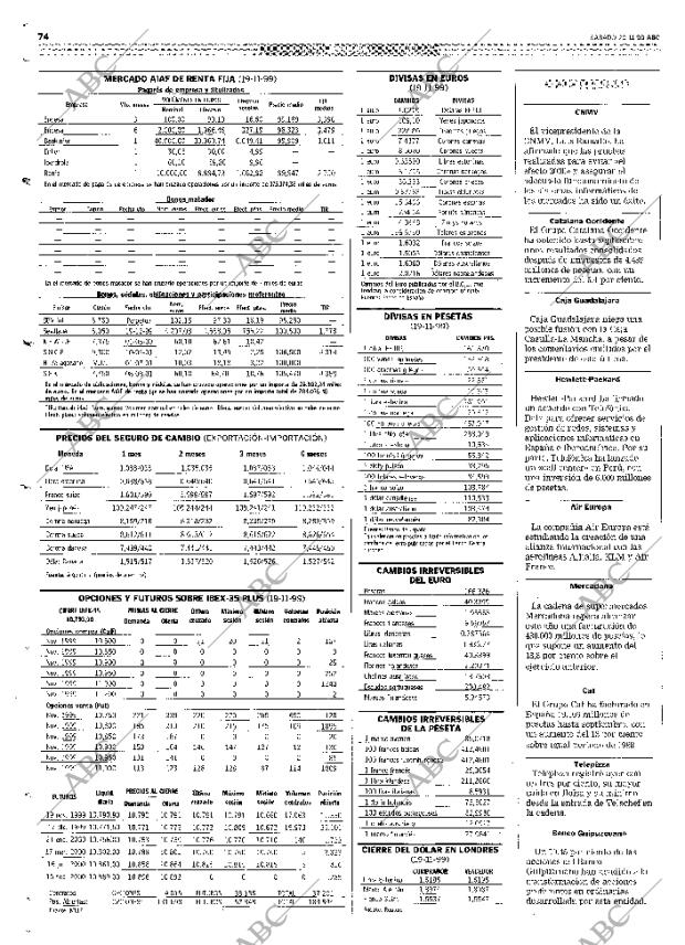 ABC SEVILLA 20-11-1999 página 74