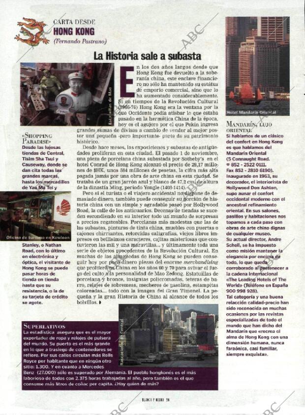 BLANCO Y NEGRO MADRID 21-11-1999 página 26