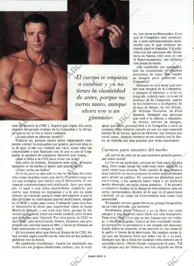 BLANCO Y NEGRO MADRID 21-11-1999 página 34
